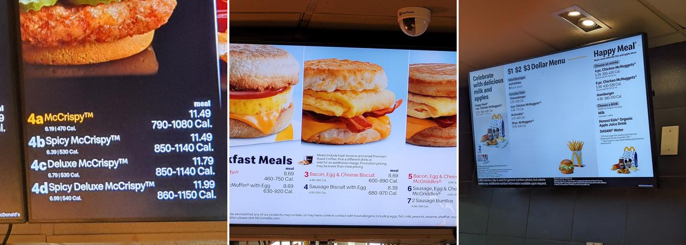 McDonald's Menu