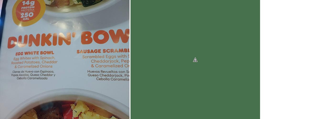 Dunkin' Menu