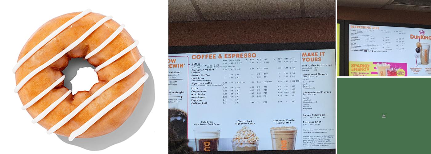 Dunkin' Menu