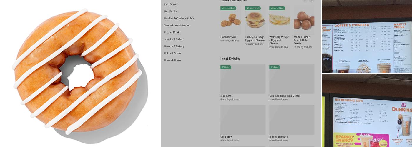 Dunkin' Menu