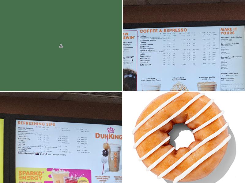 Dunkin' Menu