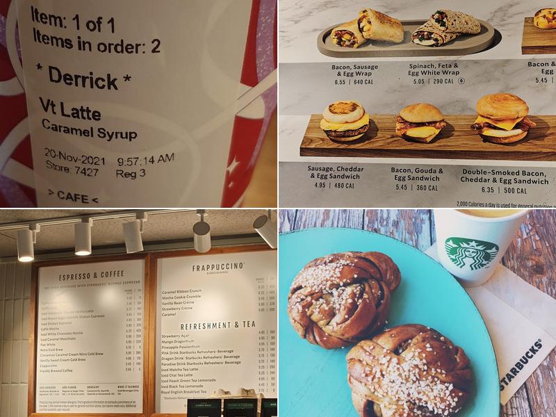 Starbucks Menu