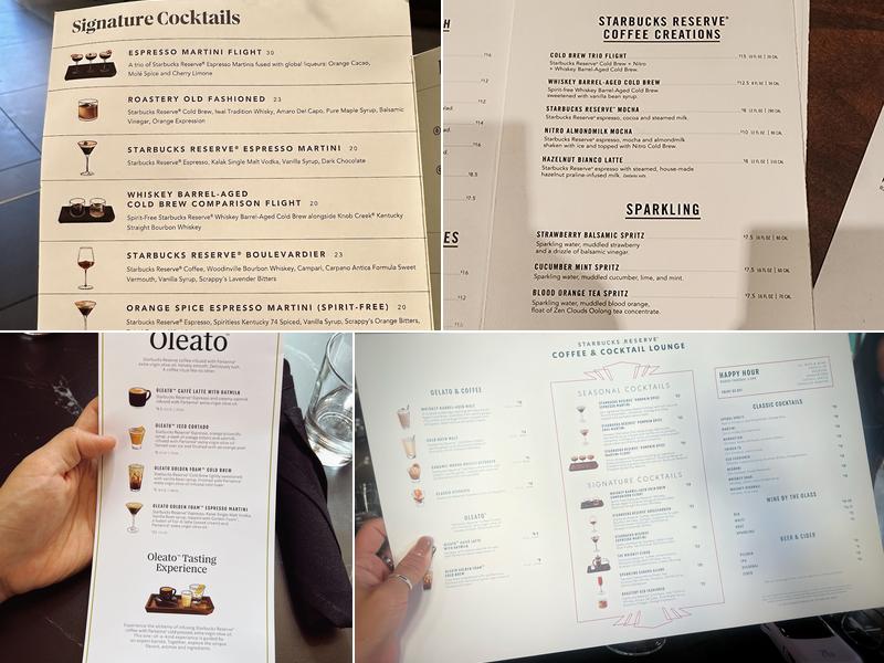 Starbucks Reserve - Empire State Building Menu