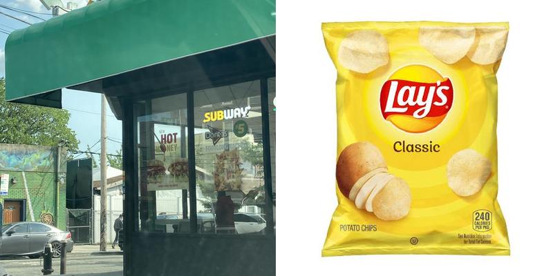 Subway Menu