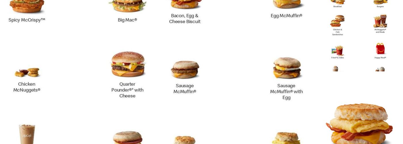 McDonald's Menu