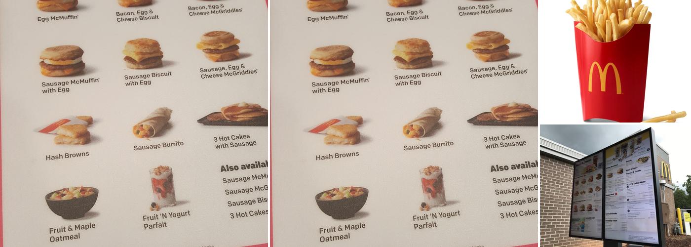 McDonald's Menu