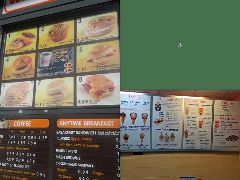 Dunkin' Menu
