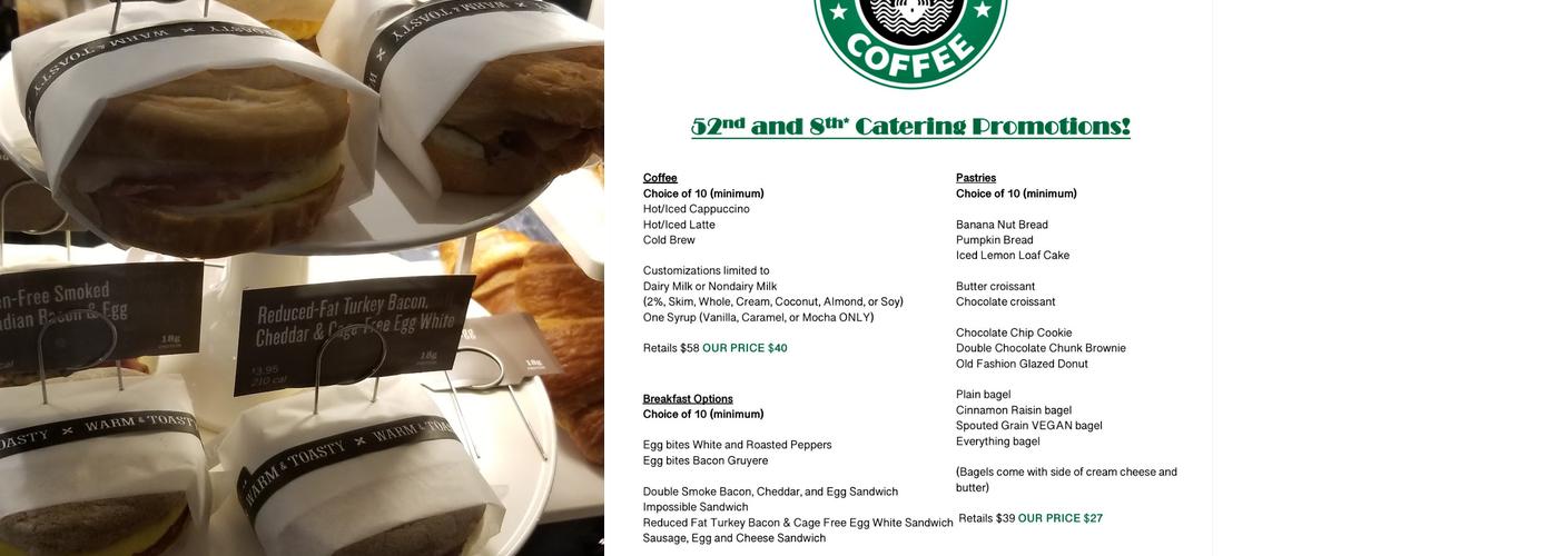 Starbucks Menu