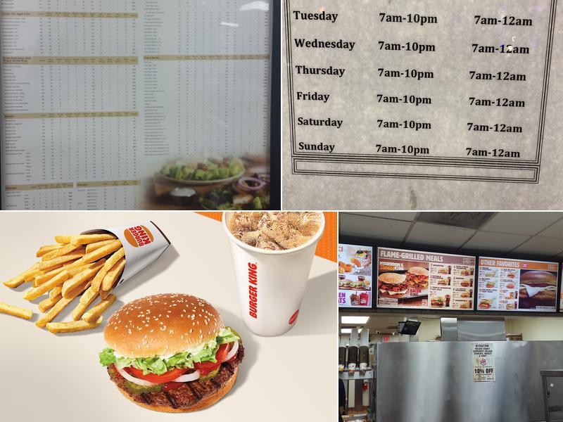 Burger King Menu