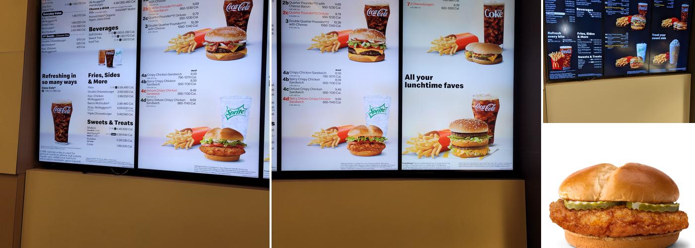 McDonald's Menu
