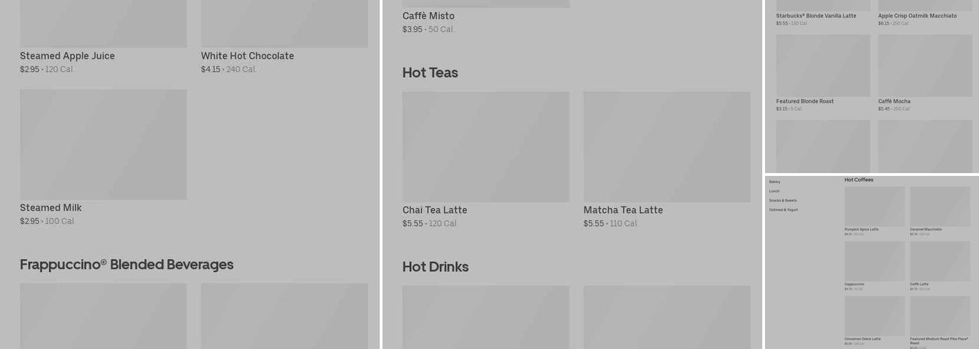 Starbucks Menu