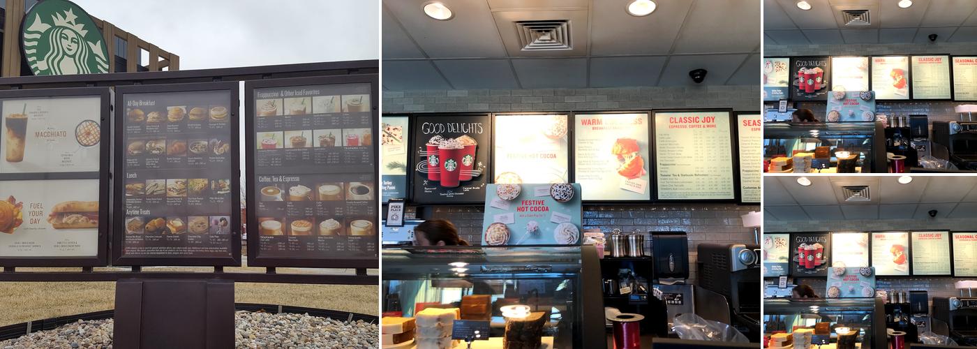 Starbucks Menu