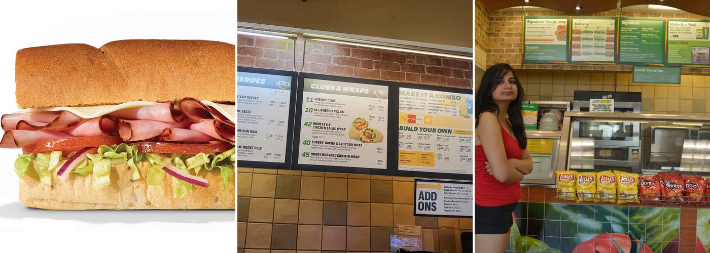 Subway Menu