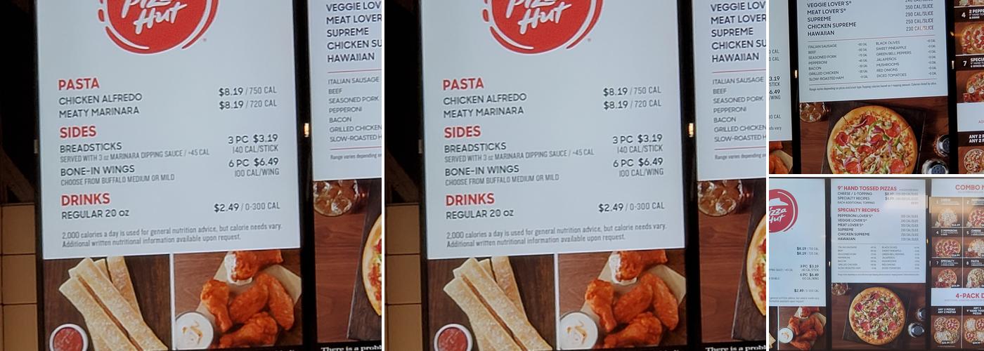 Pizza Hut Express Menu