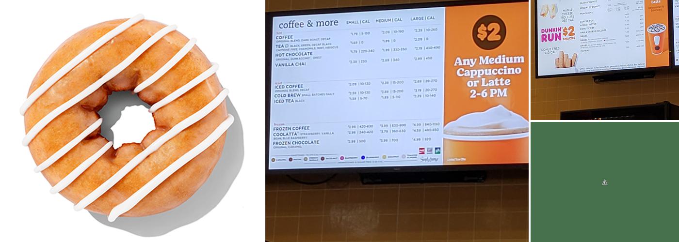 Dunkin' Menu