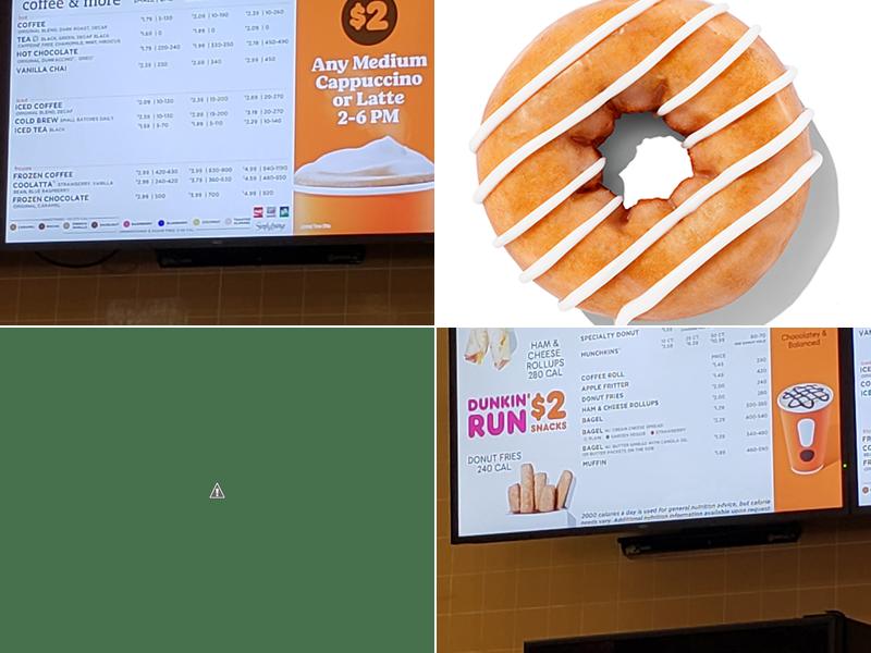 Dunkin' Menu