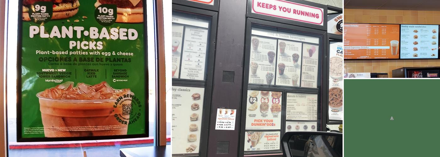 Dunkin' Menu