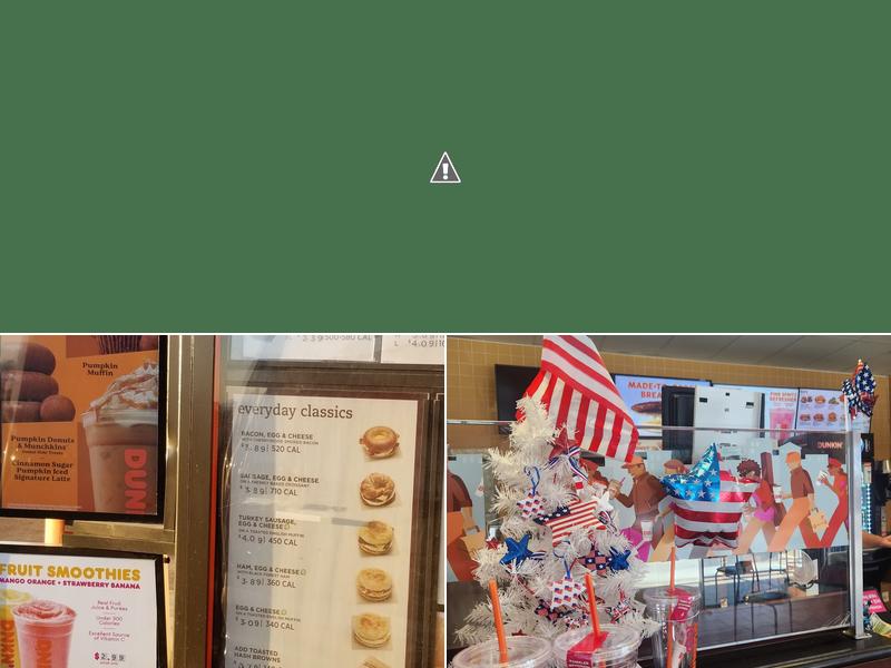 Dunkin' Menu