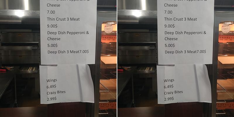 Little Caesars Pizza Menu