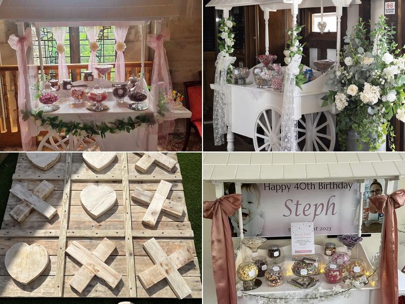 Sweet Dreams Candy Cart