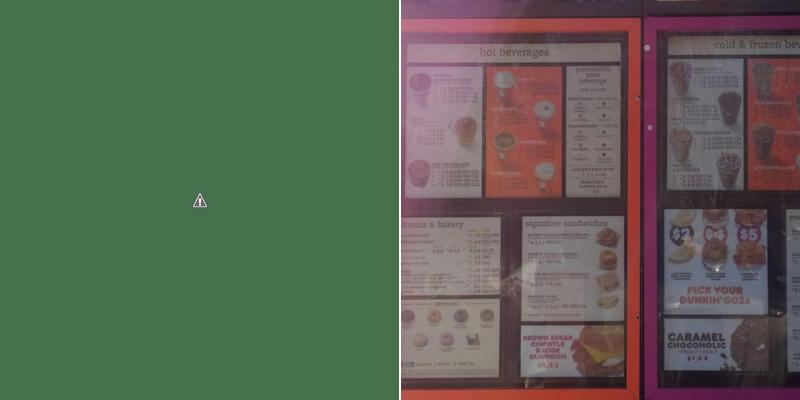 Dunkin' Menu