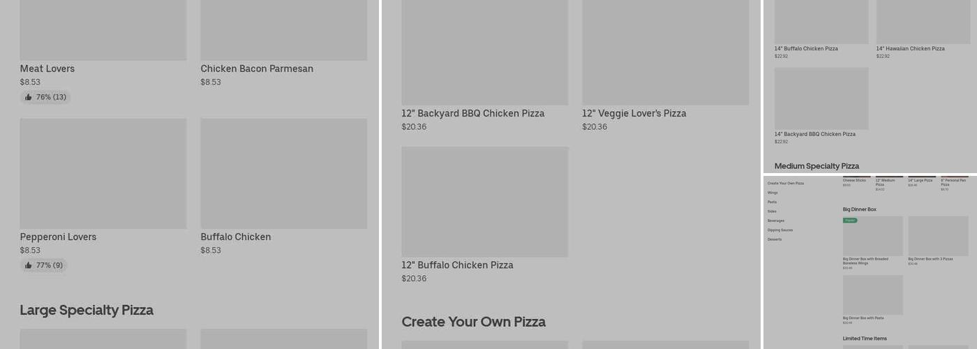 Pizza Hut Menu