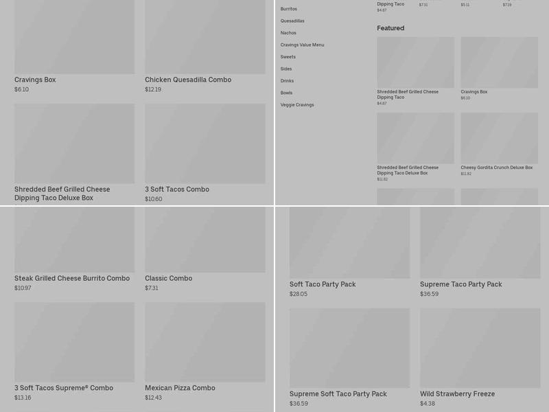 Taco Bell Menu