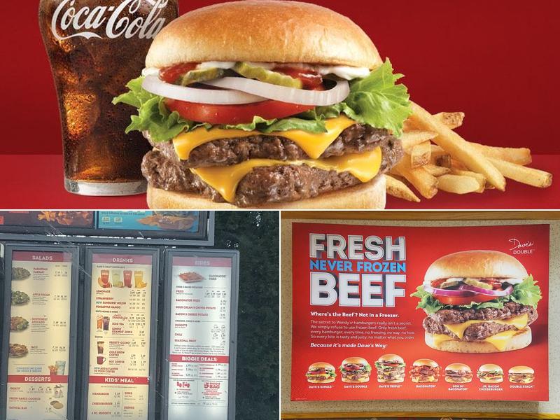Wendy's Menu