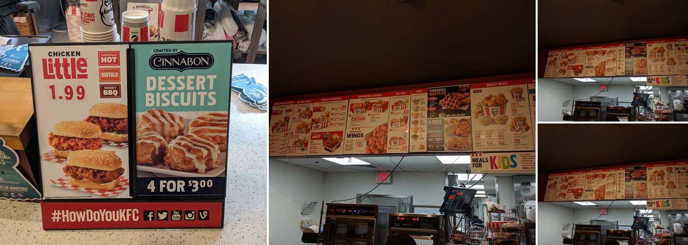 KFC Menu