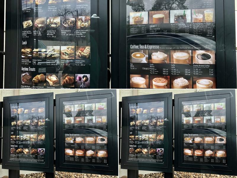 Starbucks Menu