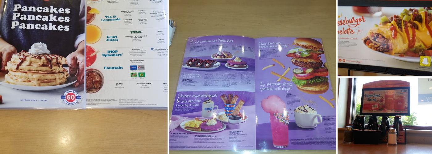 IHOP Menu