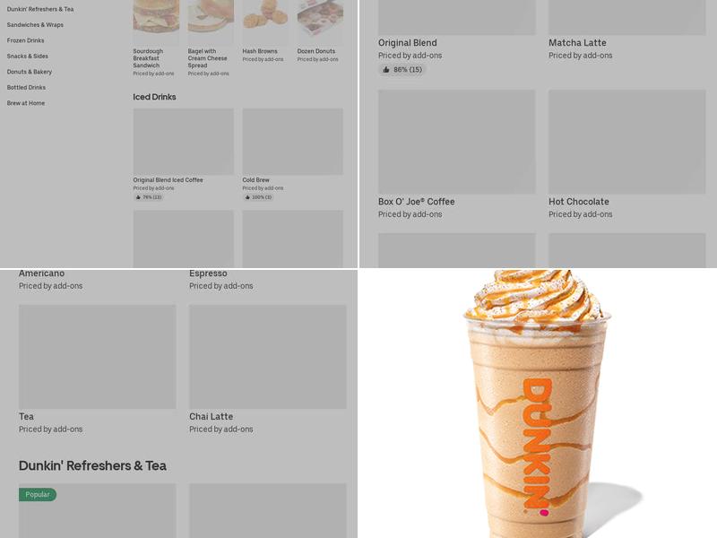 Dunkin' Menu