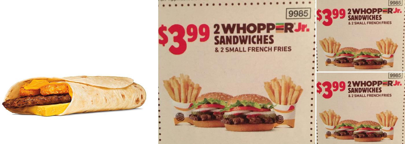 Burger King Menu