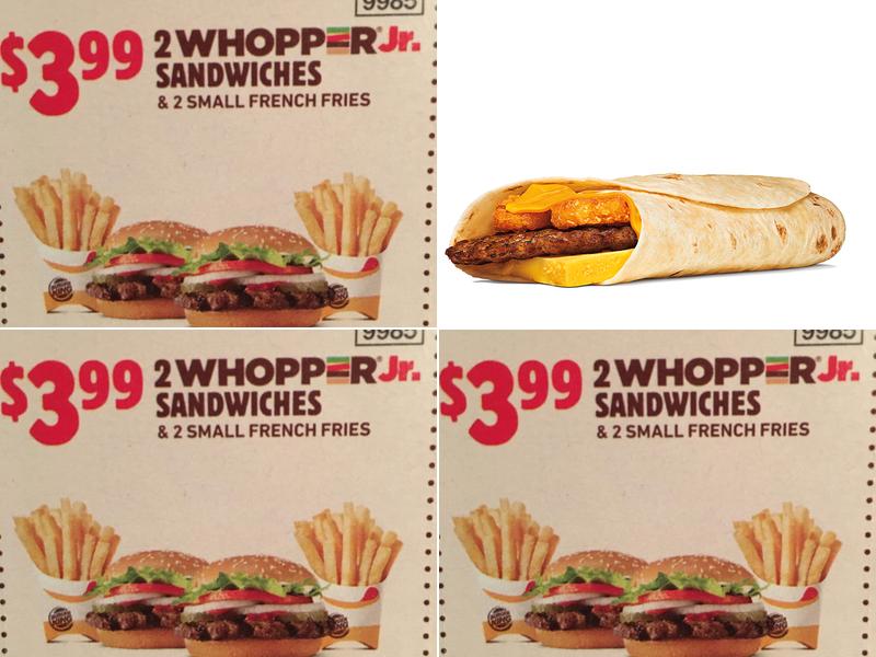 Burger King Menu