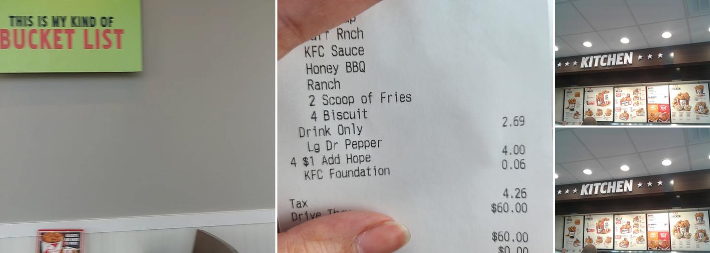 KFC Menu