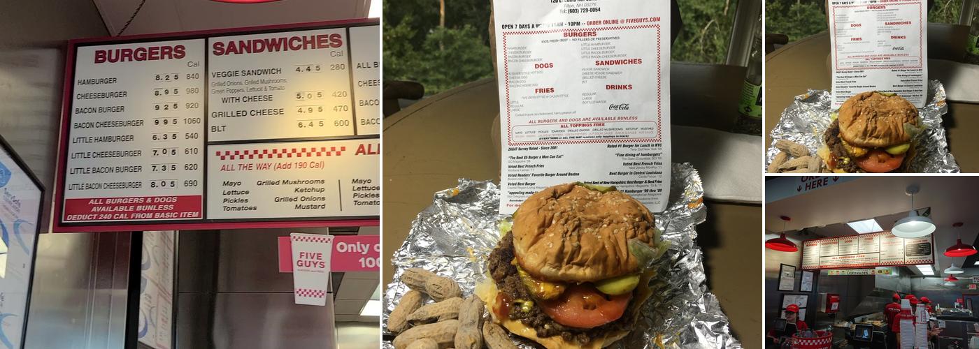 Five Guys Menu