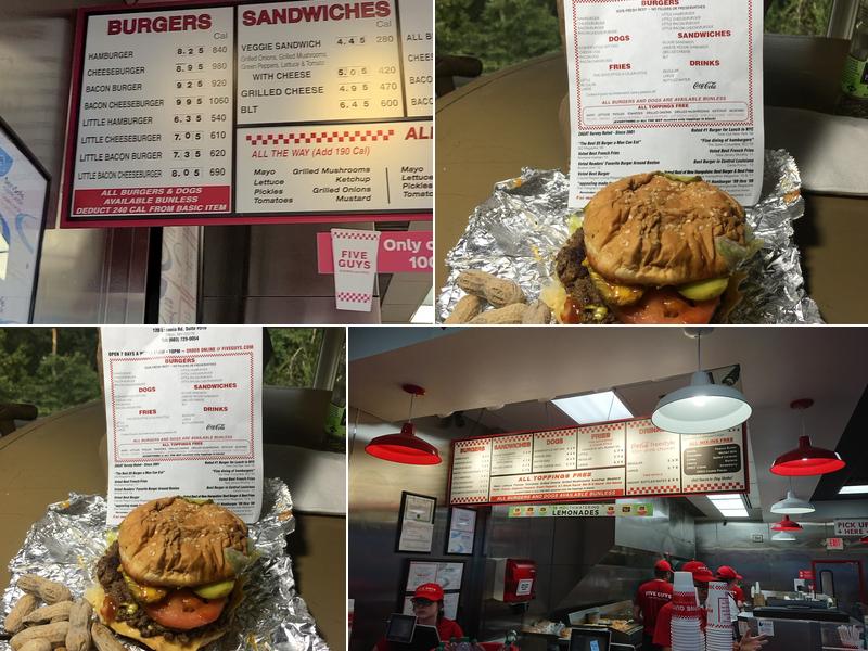 Five Guys Menu