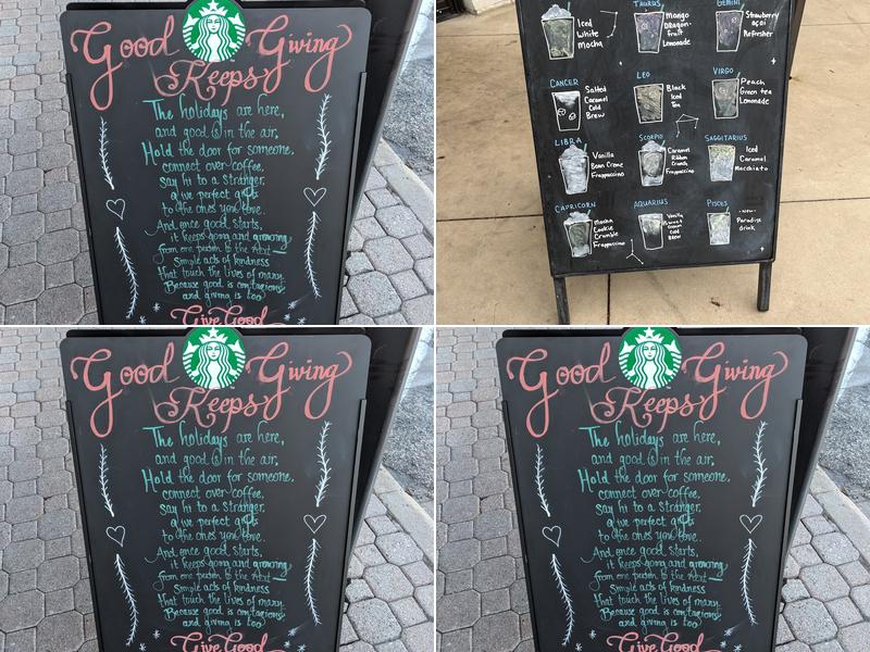 Starbucks Menu