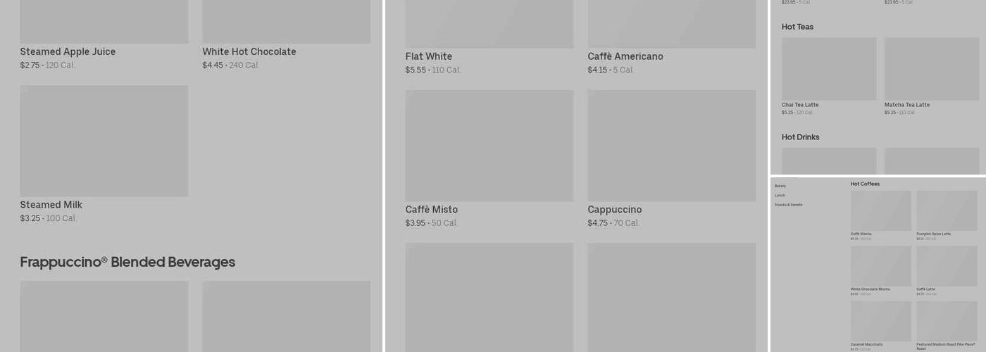 Starbucks Menu