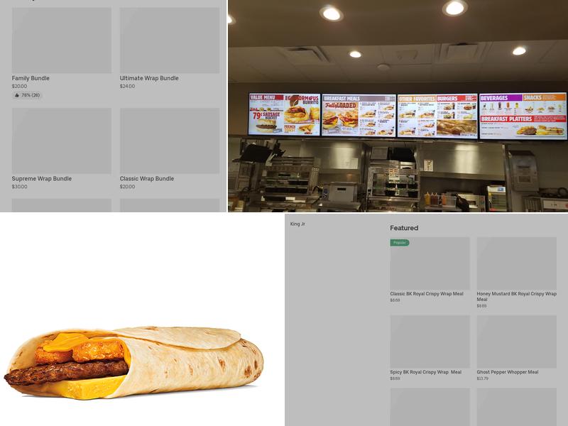 Burger King Menu