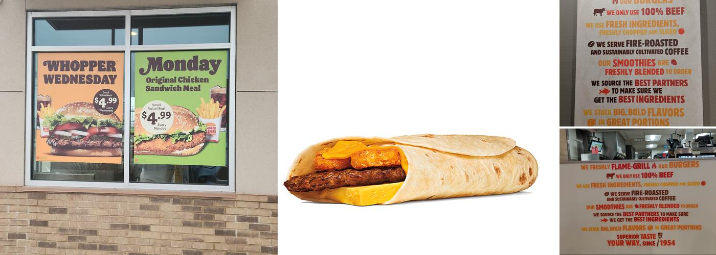 Burger King Menu