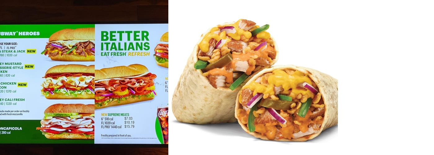 Subway Menu