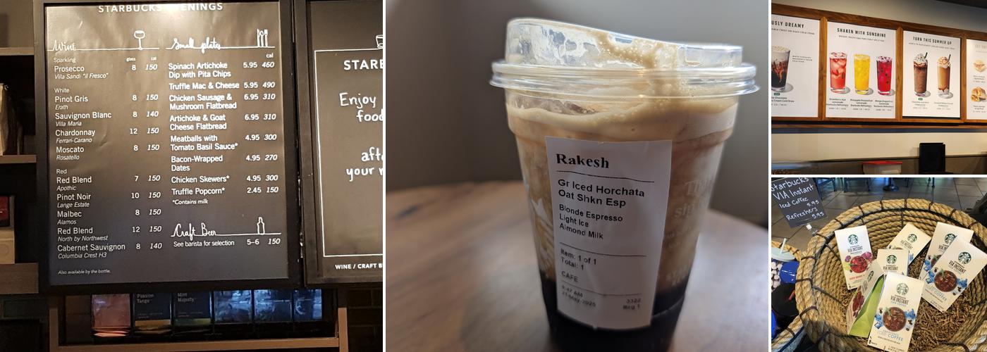 Starbucks Menu