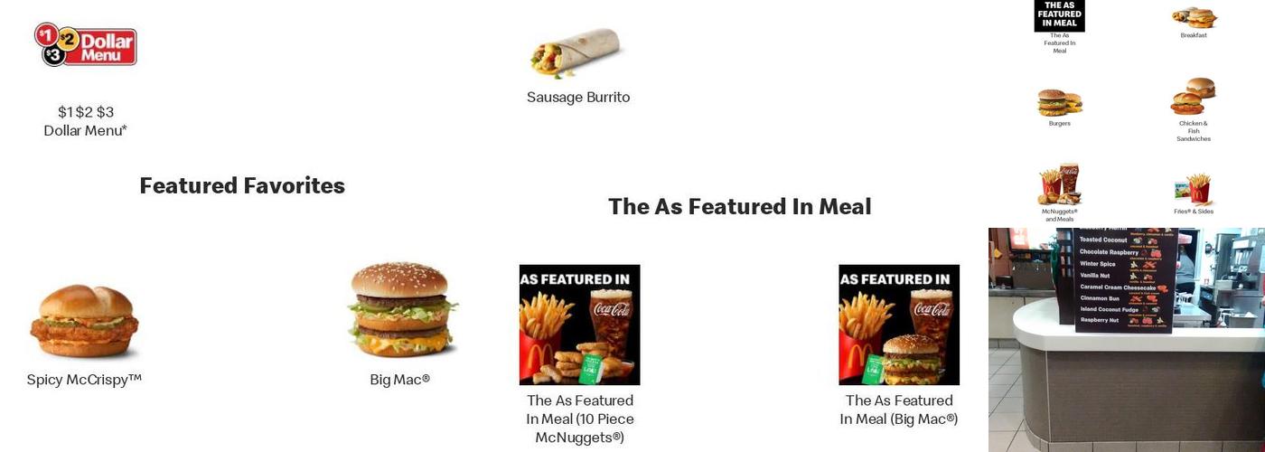 McDonald's Menu