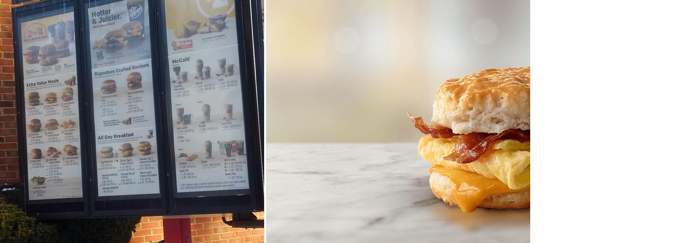 McDonald's Menu