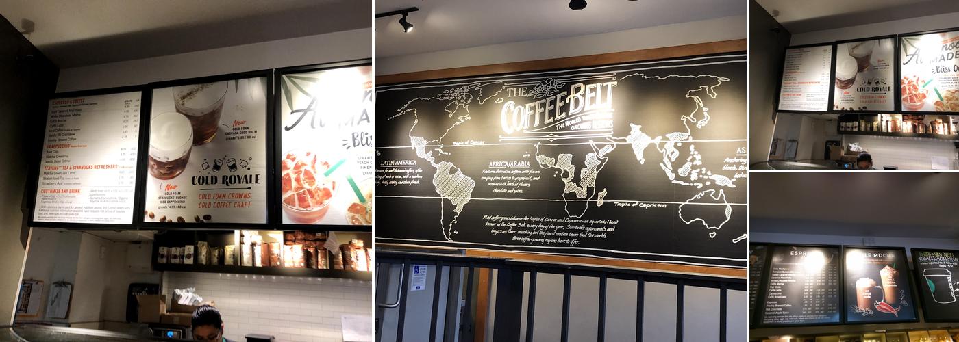 Starbucks Menu