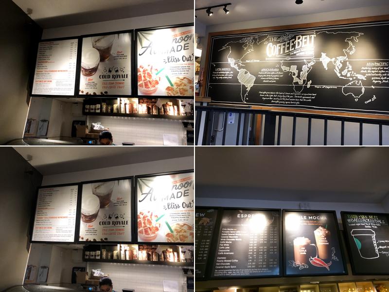 Starbucks Menu
