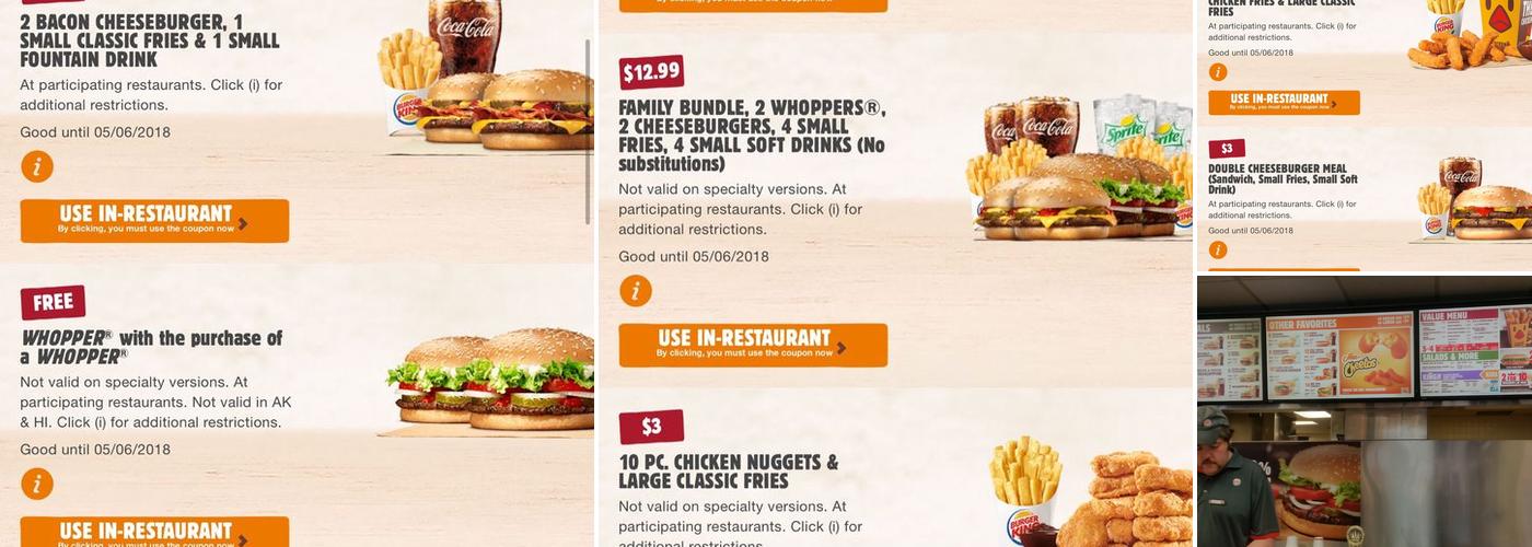 Burger King Menu