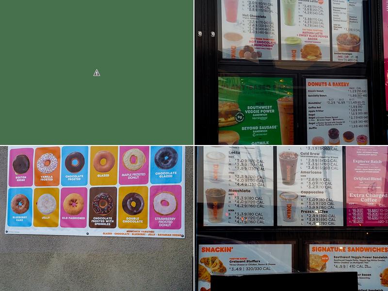 Dunkin' Menu