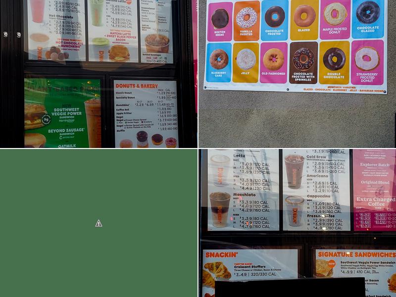 Dunkin' Menu